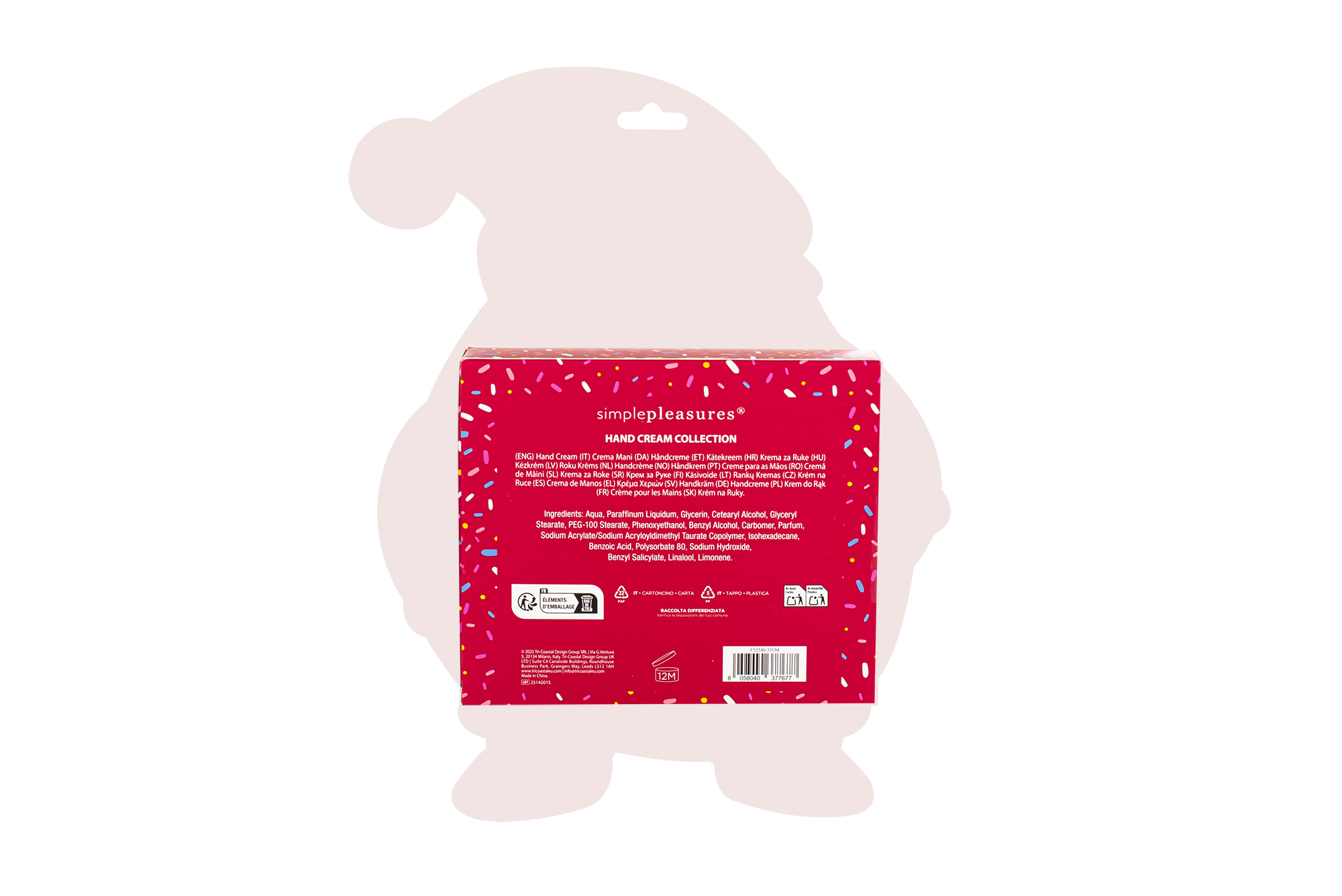 SET 3 CREME MANI SANTA CLAUS  