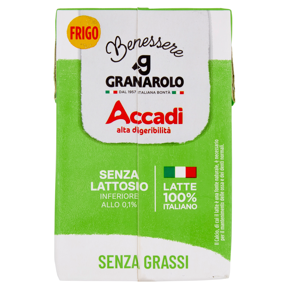 Granarolo Benessere Accadì Senza Lattosio Senza Grassi 500 ml