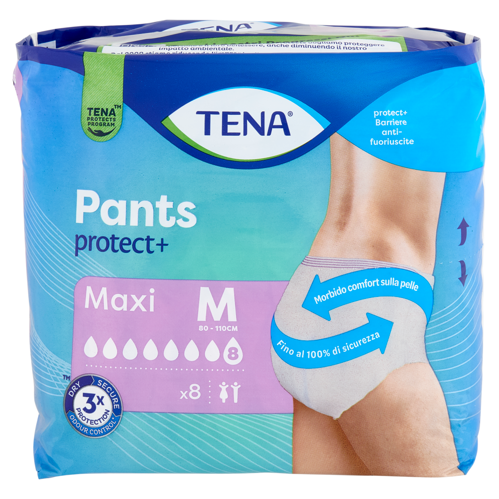 Tena Pants protect+ Maxi M 8 pz