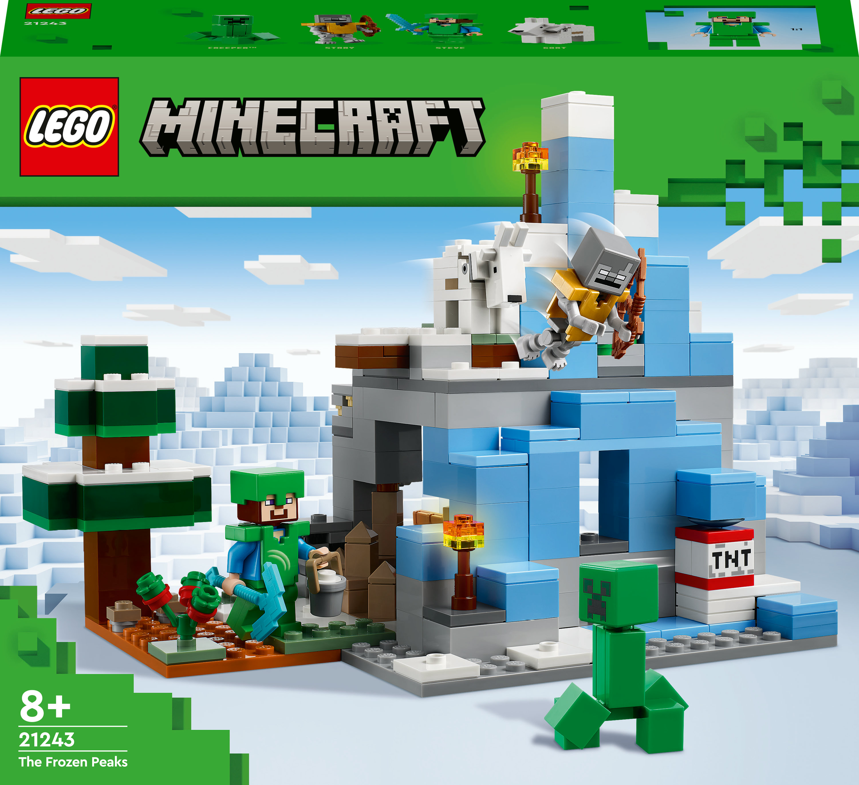 LEGO Minecraft I picchi ghiacciati