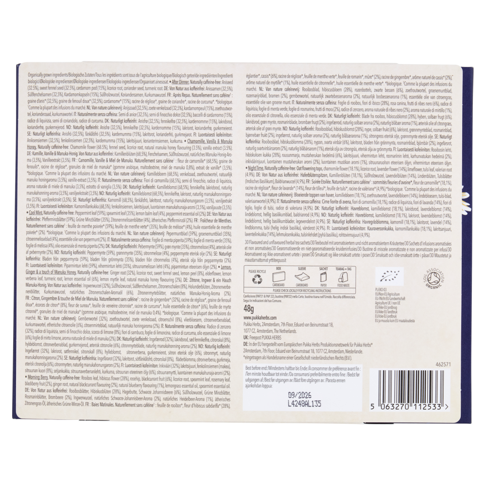 pukka herbal tea discovery 30 Sachets 48 g