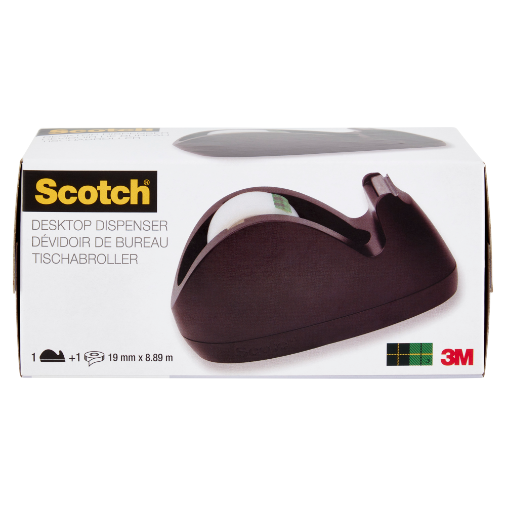 Scotch® Dispenser Rabbit, rosa o nero + 1 Nastro adesivo Scotch® Magic™19  mm x 8.89 mm