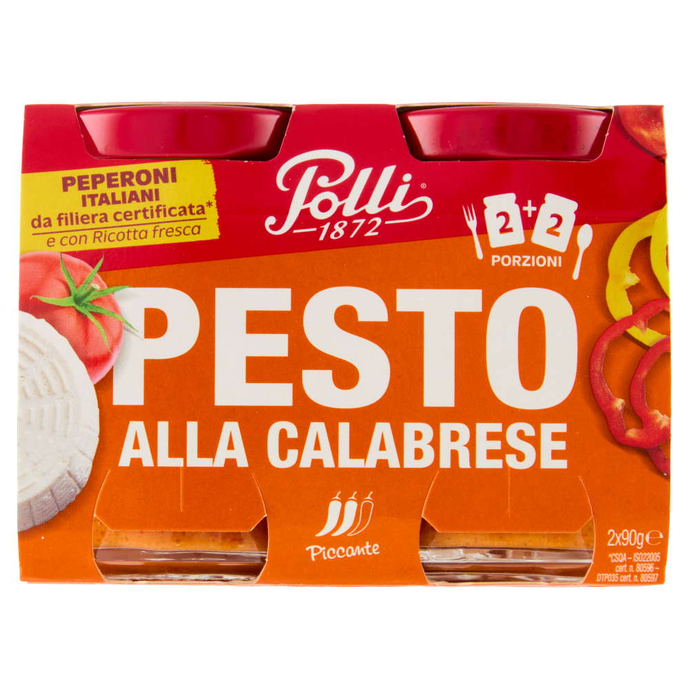 Polli Pesto alla Calabrese 2 x 90 g