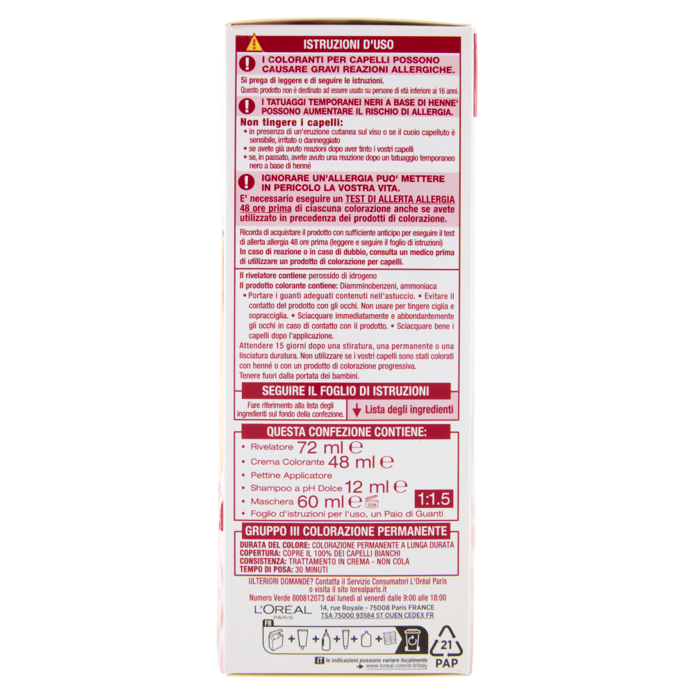 L'Oréal Paris Excellence Creme Colorazione Triplo Trattamento Biondo Chiaro 8