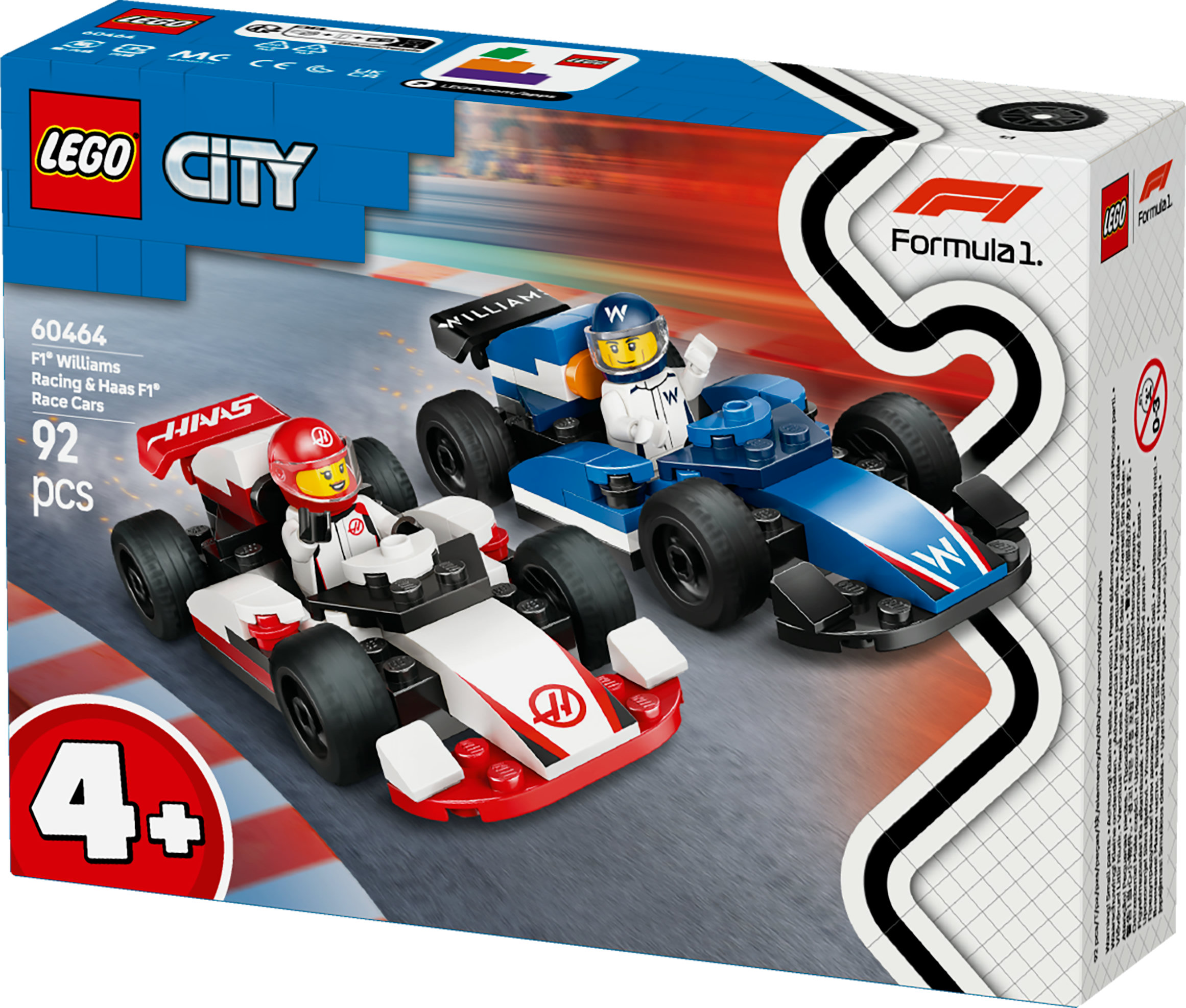 LEGO City Monoposto Williams Racing e Haas F1®