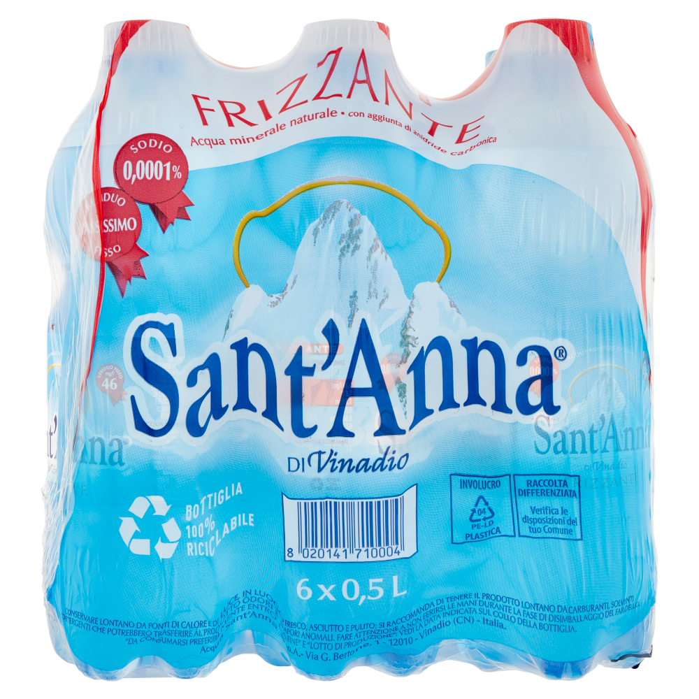 Sant'Anna di Vinadio Frizzante 6 x 0,5 L
