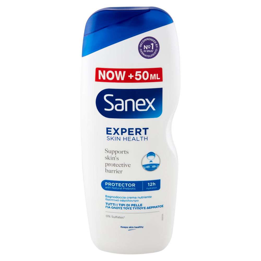 Sanex bagnoschiuma Expert Skin Health Protector con prebiotico 600 ml