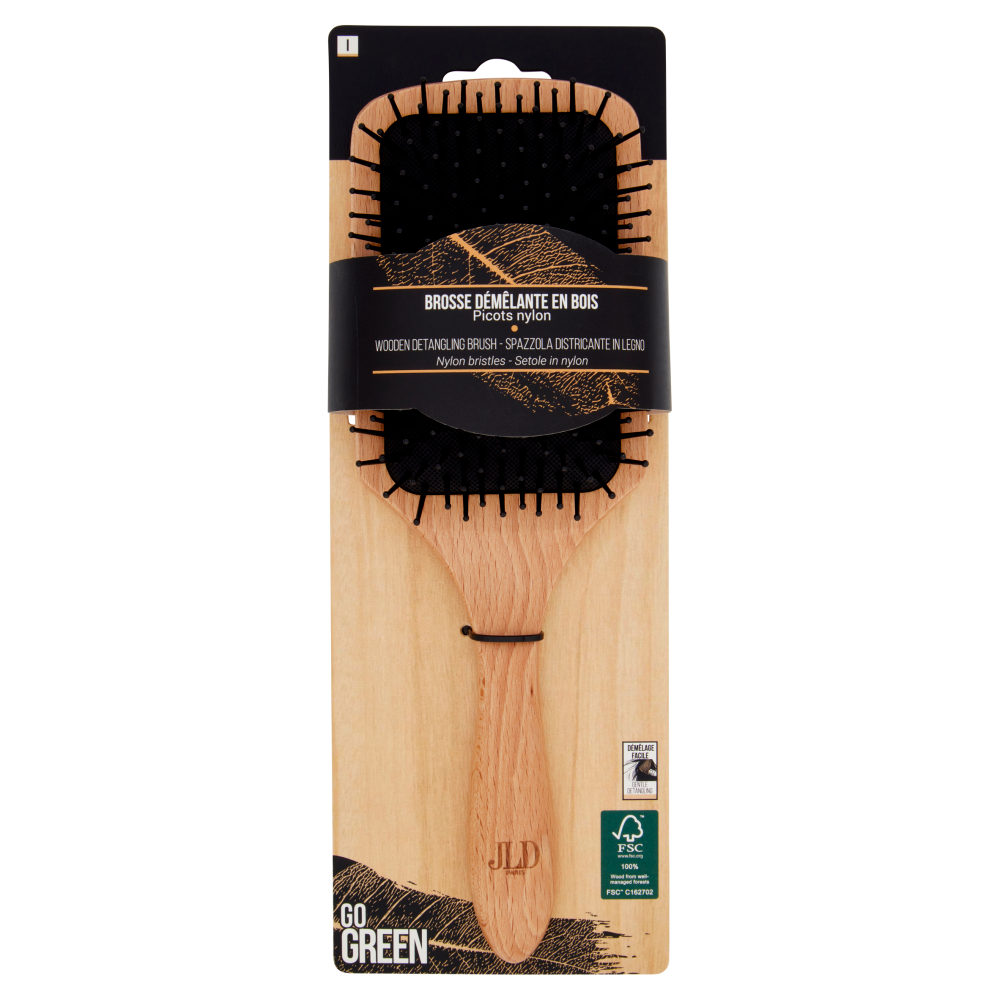 Jean Louis David Go Green Spazzola Districante in Legno