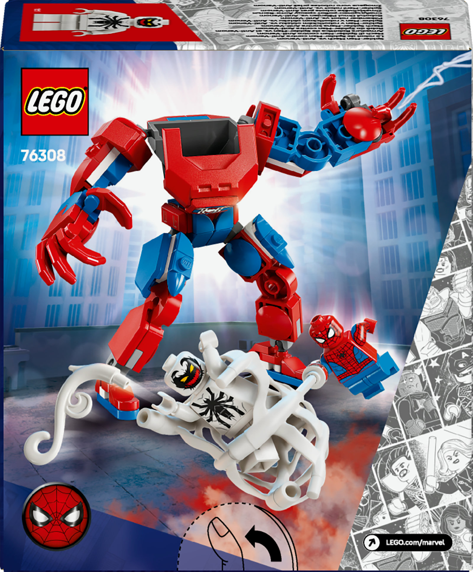 LEGO Mech di Spider-Man contro Anti-Venom