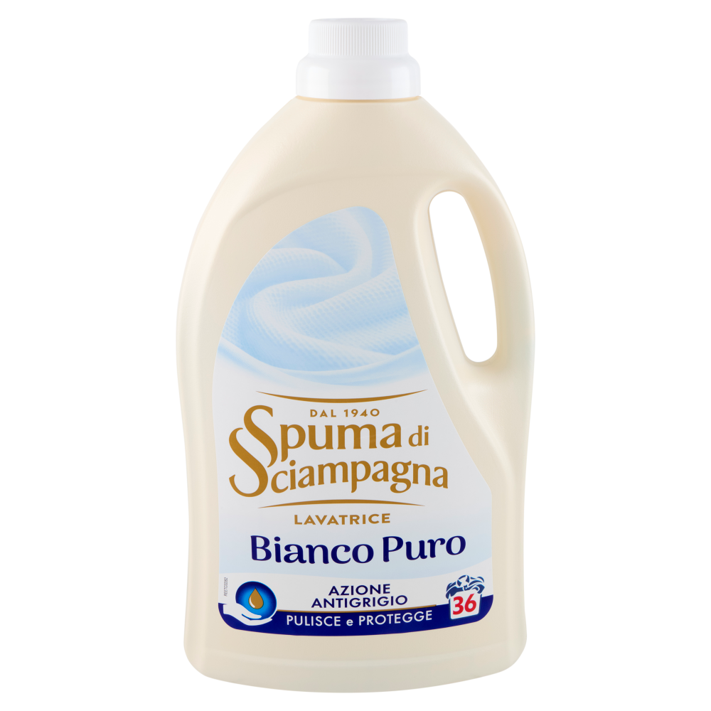 Spuma di Sciampagna Lavatrice Bianco Puro 1620 ml