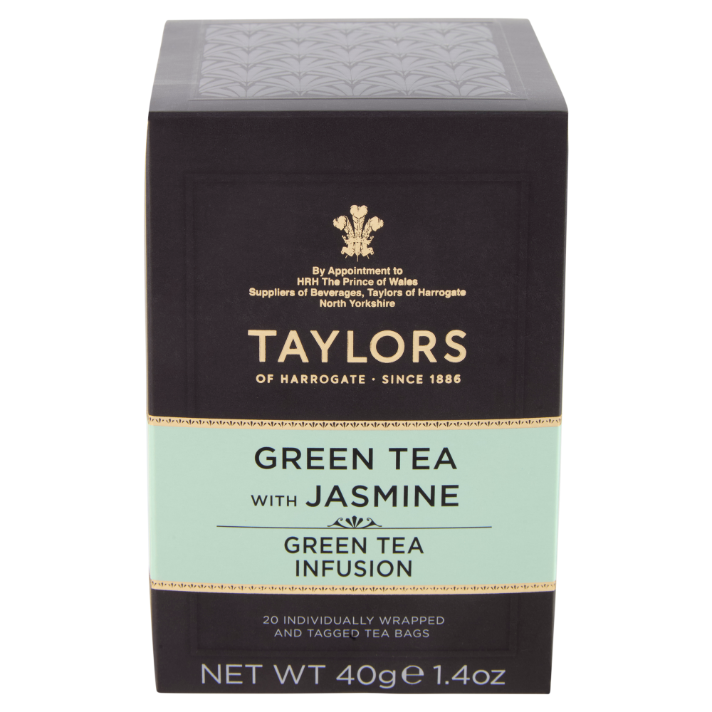 Taylors of Harrogate Green Tea with Jasmine 20 Tea Bags 40 g