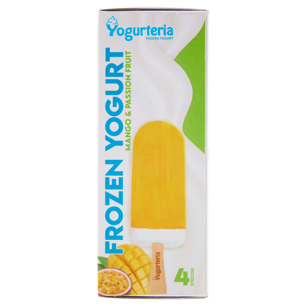 Yogurteria Frozen Yogurt Mango Passion Fruit Stecchi 4 x 60 g
