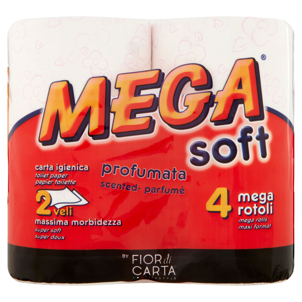 Fior di Carta Lifestyle Mega soft carta igienica profumata 2 veli 4 pz