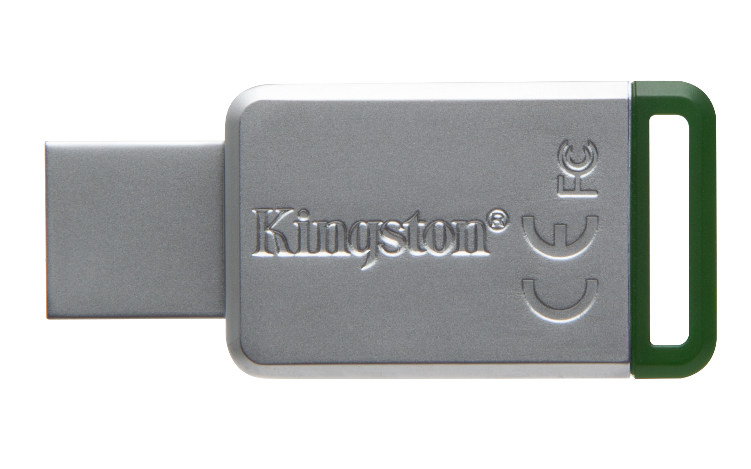 Kingston Technology DataTraveler 50 16GB unità flash USB USB tipo A 3.2 Gen 1 (3.1 Gen 1) Verde, Argento