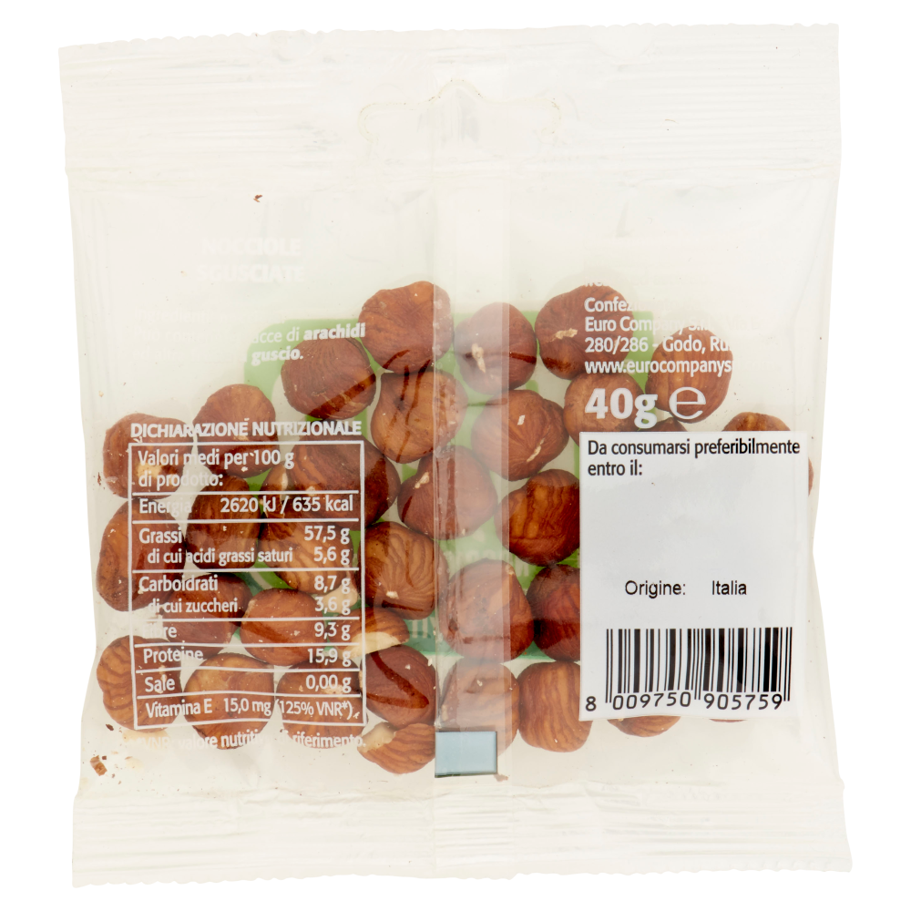 Nocciole Sgusciate 40 g