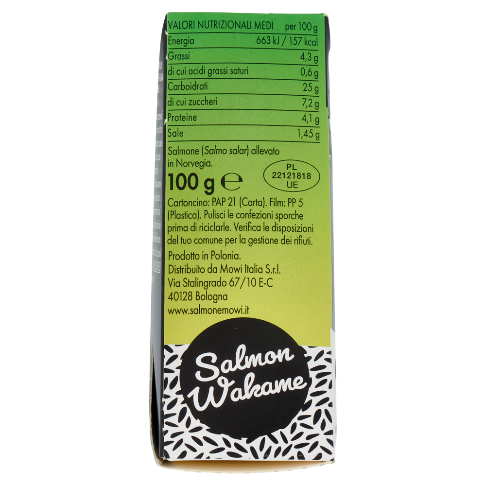 Mowi Onigiri Salmon Wakame 100 g