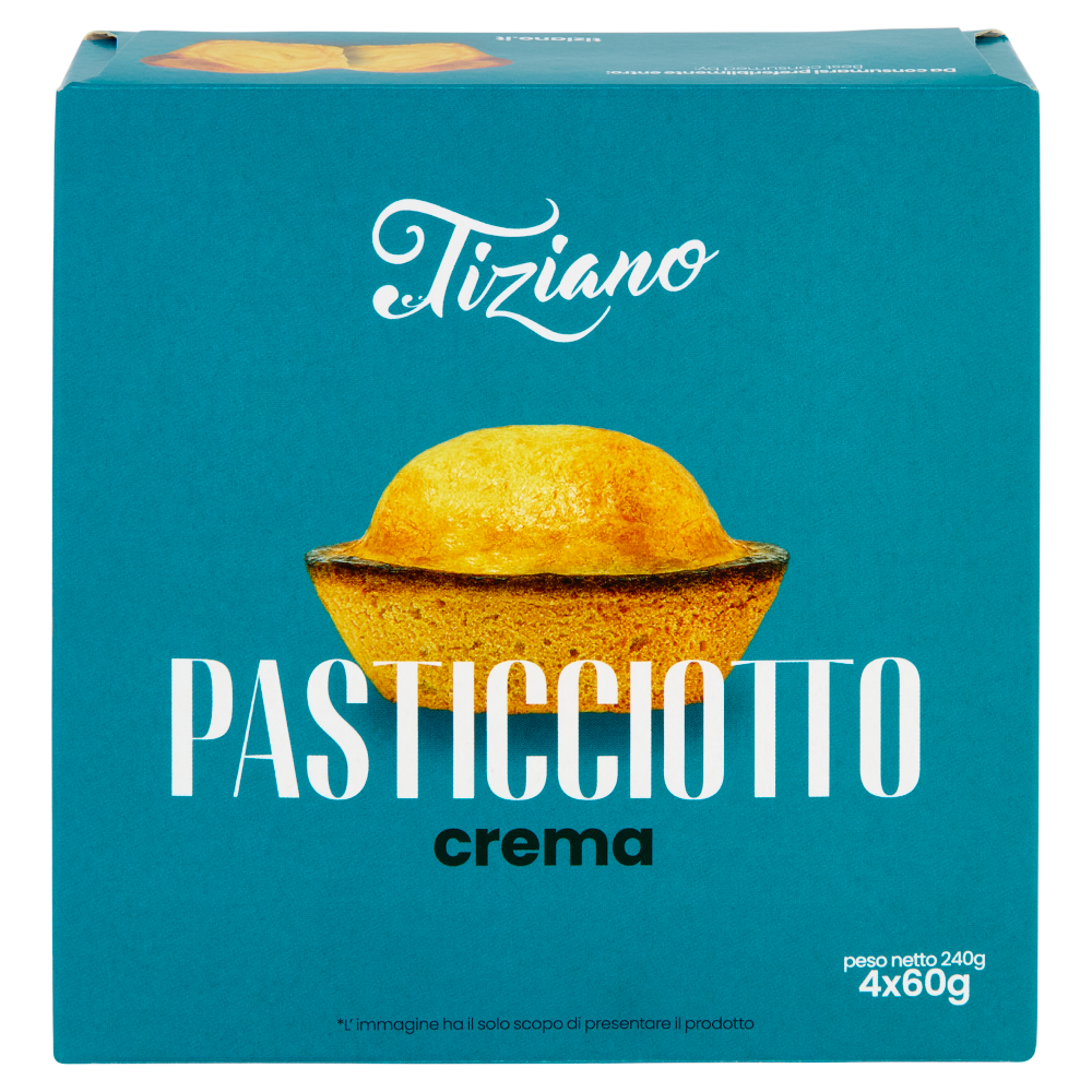 Tiziano Pasticciotto crema 4 x 60 g