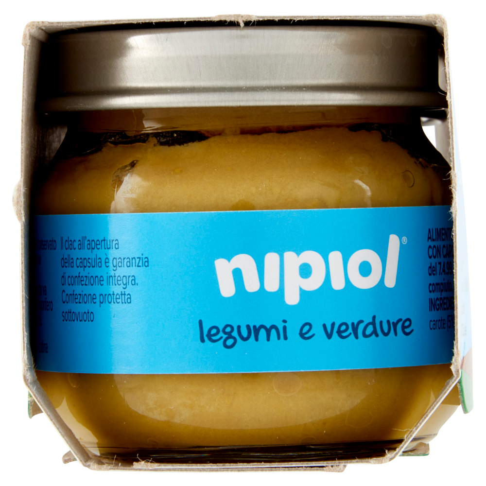 nipiol legumi e verdure omogeneizzato 2 x 80 g