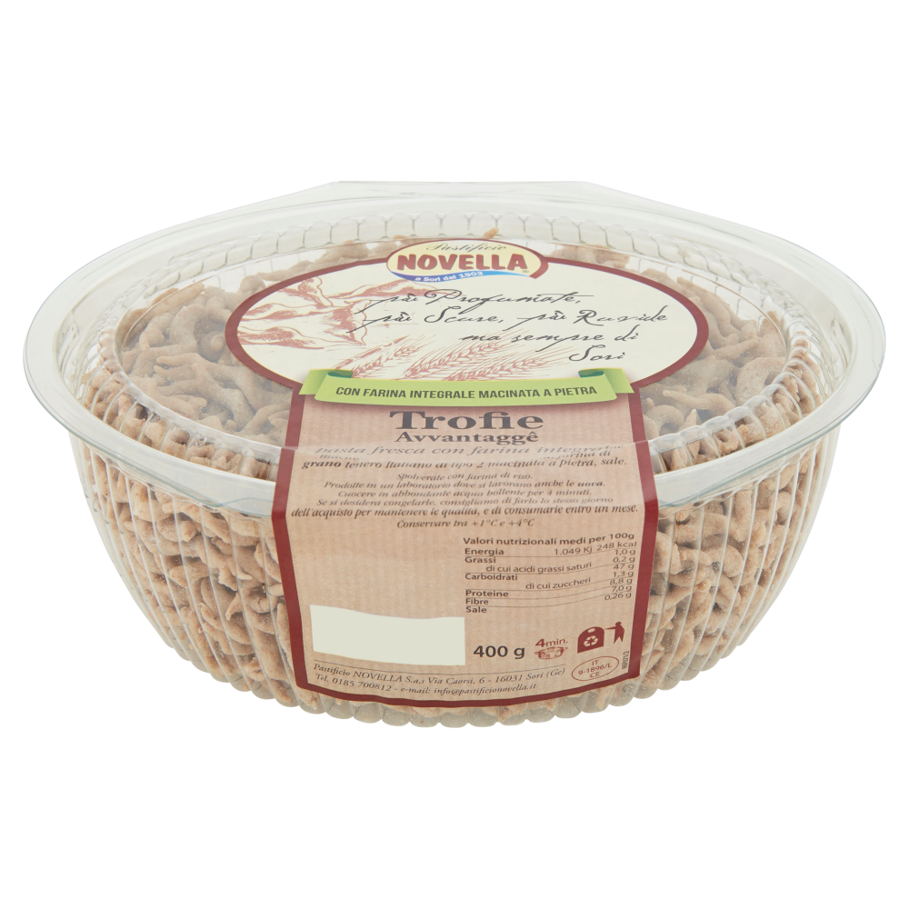 Pastificio Novella Trofie Avvantagg&ecirc; 400 g