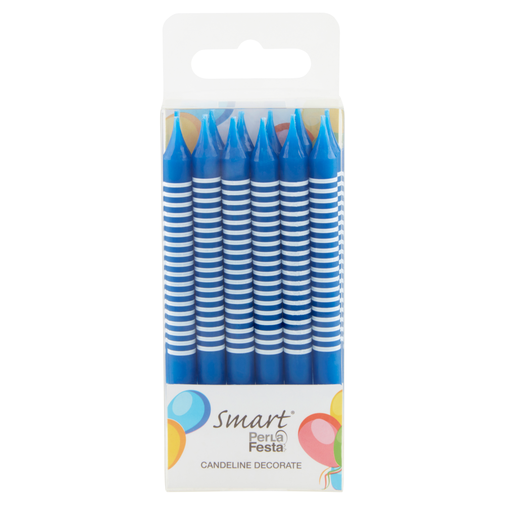 Smart PerLa Festa Candeline Decorate 12 pz