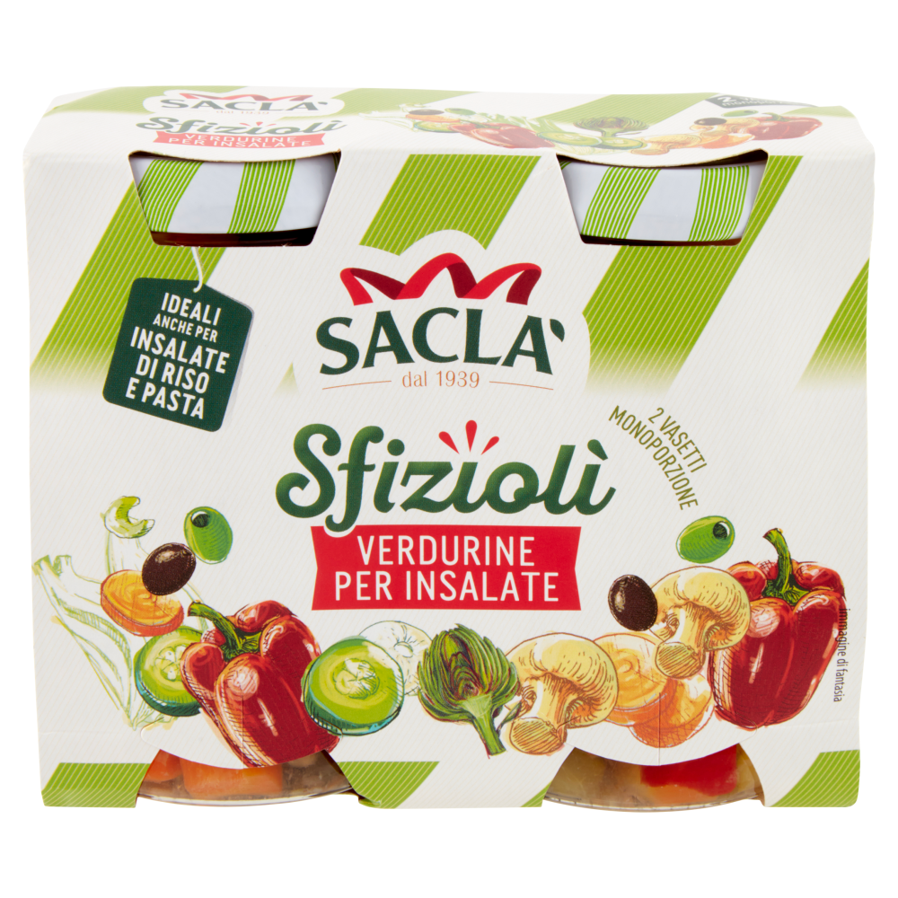 Saclà Sfiziolì Verdurine per Insalate 2 x 205 g