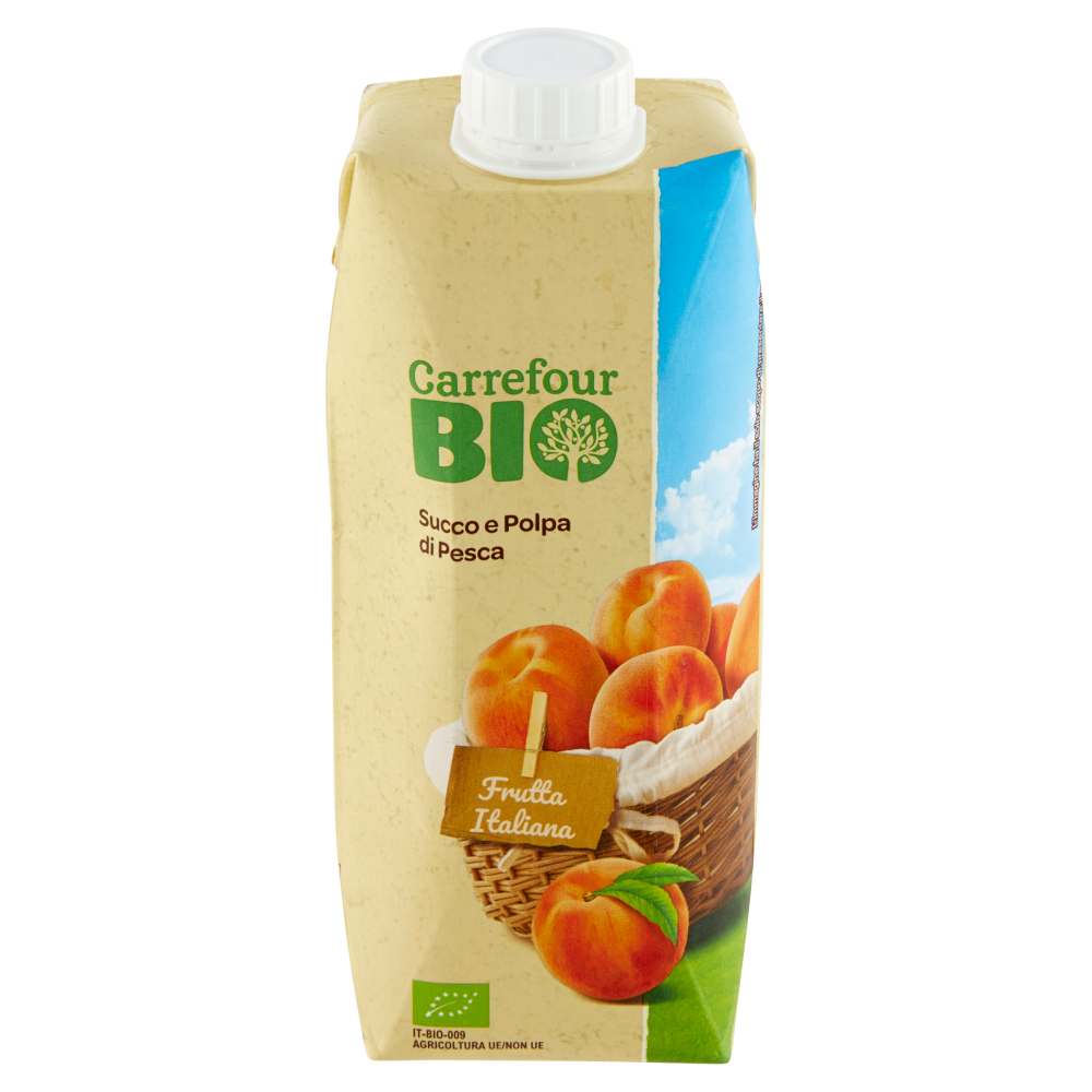 Carrefour Bio Succo e Polpa di Pesca 750 ml