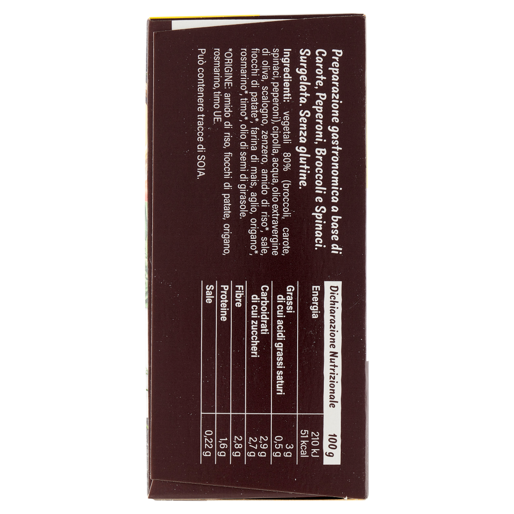 Orogel Crea Tu Mix di broccoli, spinaci, carote e peperoni Surgelati 320 g