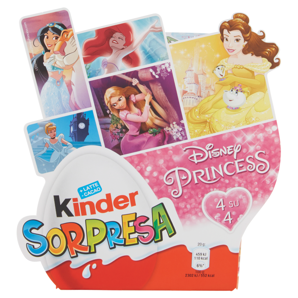 Kinder Sorpresa Disney Princess 4 x 20 g