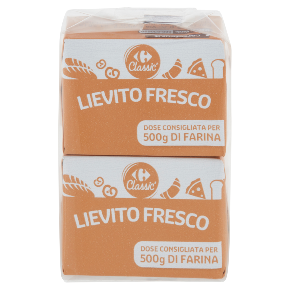 Carrefour Classic Lievito Fresco 2 x 25 g Carrefour