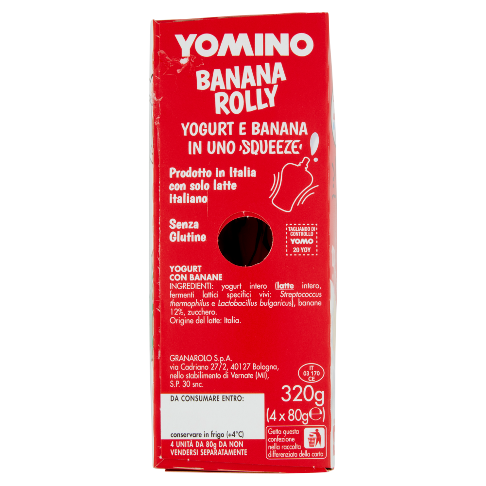 Yomino 100% Naturale Banana 4x80g