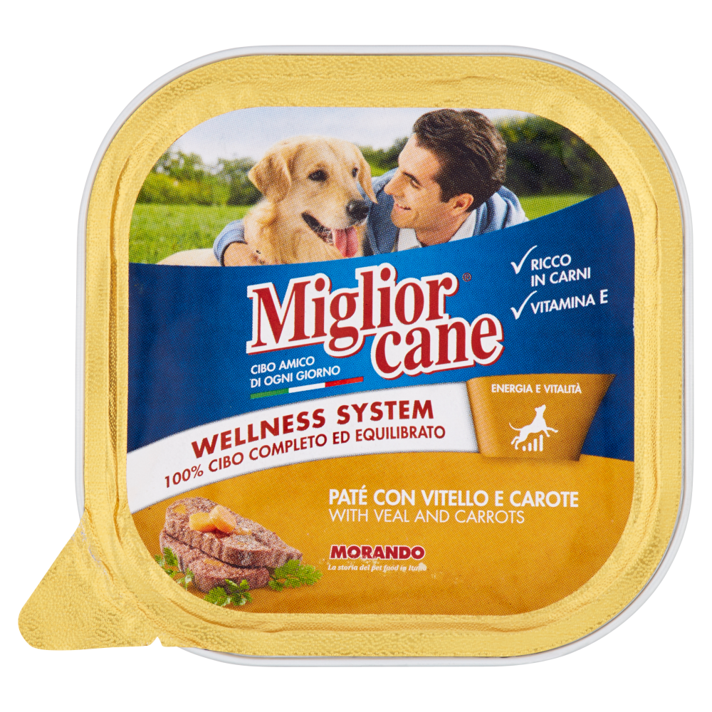 Migliorcane Patè con Vitello e Carote 300 g