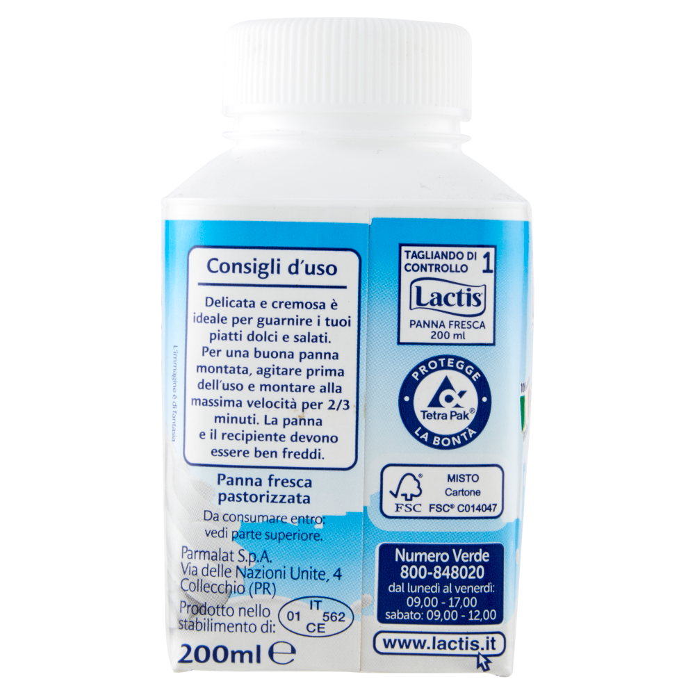 Lactis Panna Fresca 200 ml