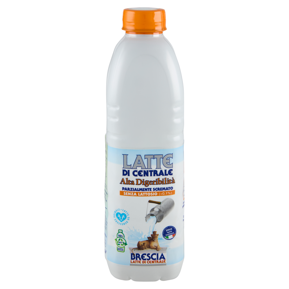 Brescia Latte di Centrale Alta Digeribilit&agrave; Parzialmente Scremato Senza Lattosio 1000 ml