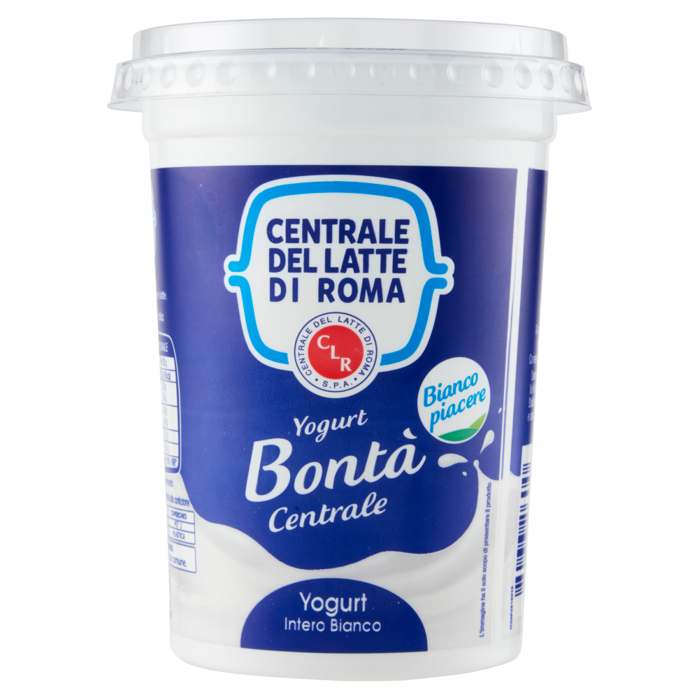 Centrale del Latte di Roma Yogurt Intero Bianco 500 g