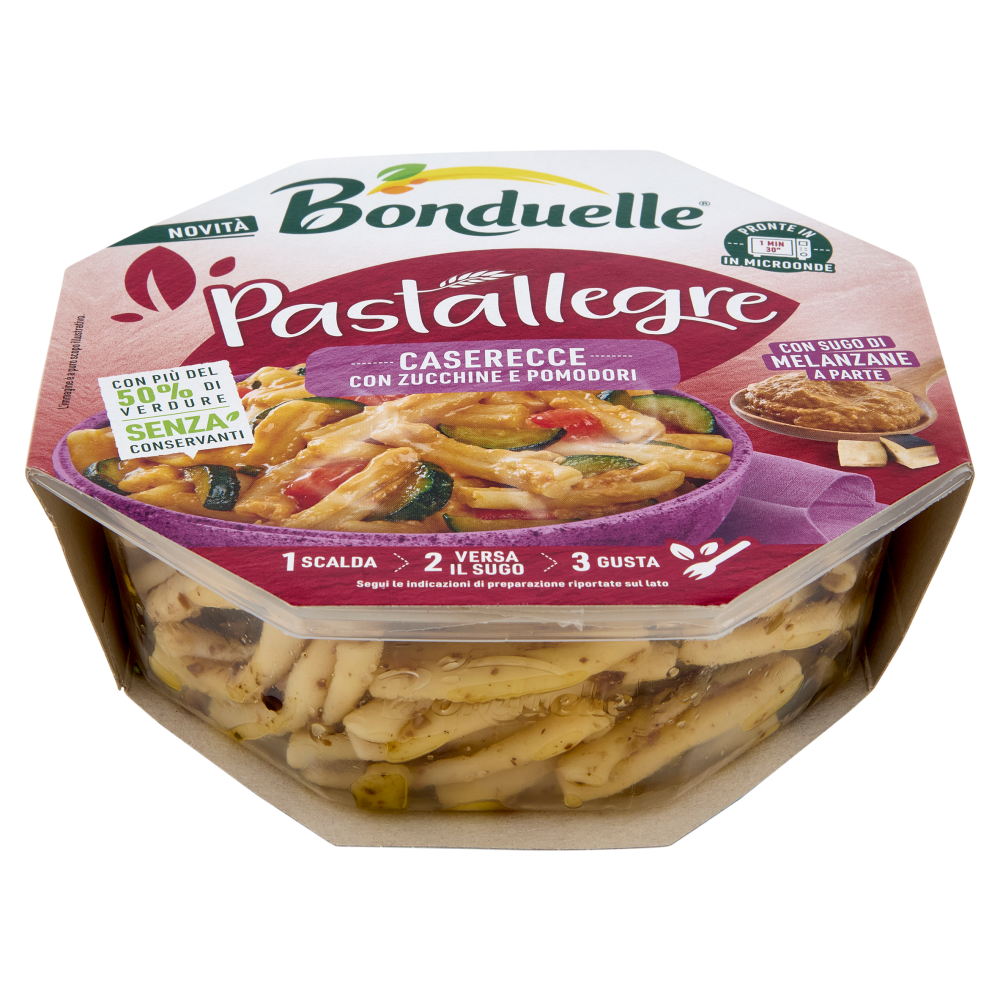 Bonduelle Pastallegre Caserecce con Zucchine e Pomodori 250 g