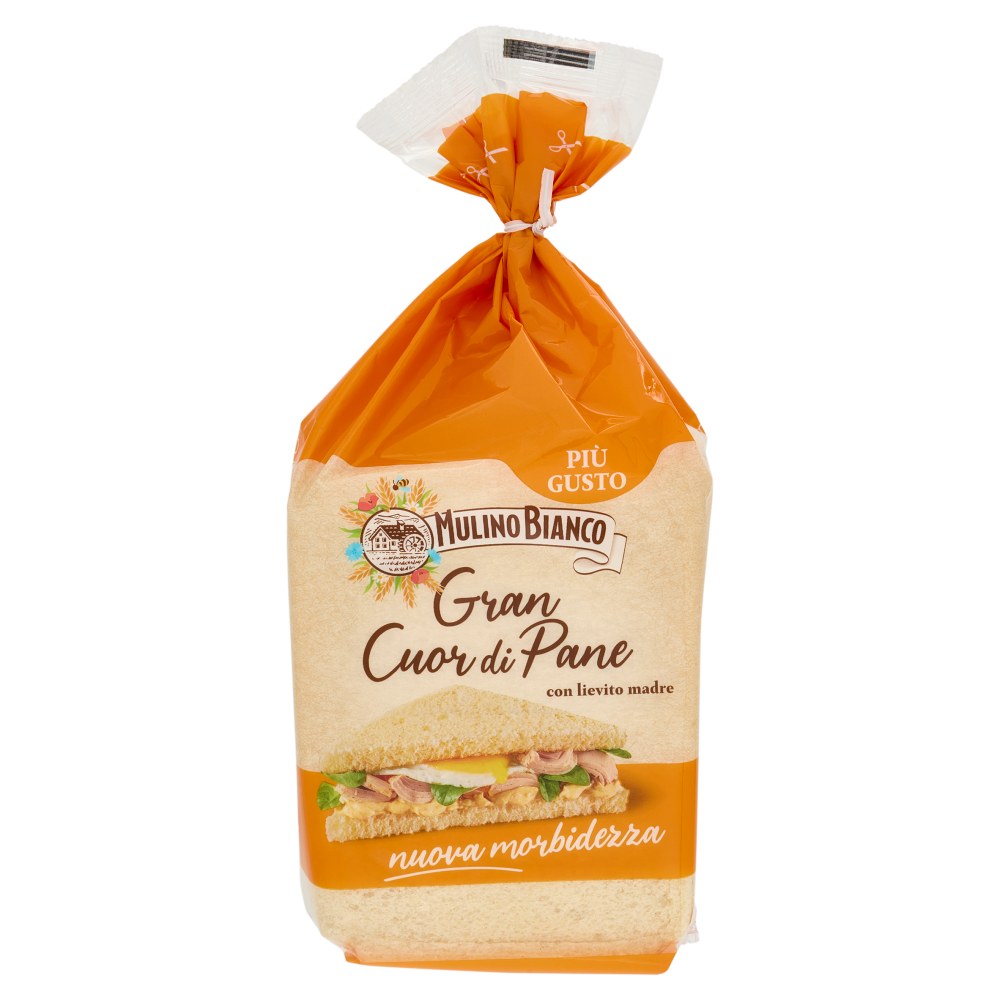 Mulino Bianco Gran Cuor di Pane Bianco Nuova Morbidezza 400g
