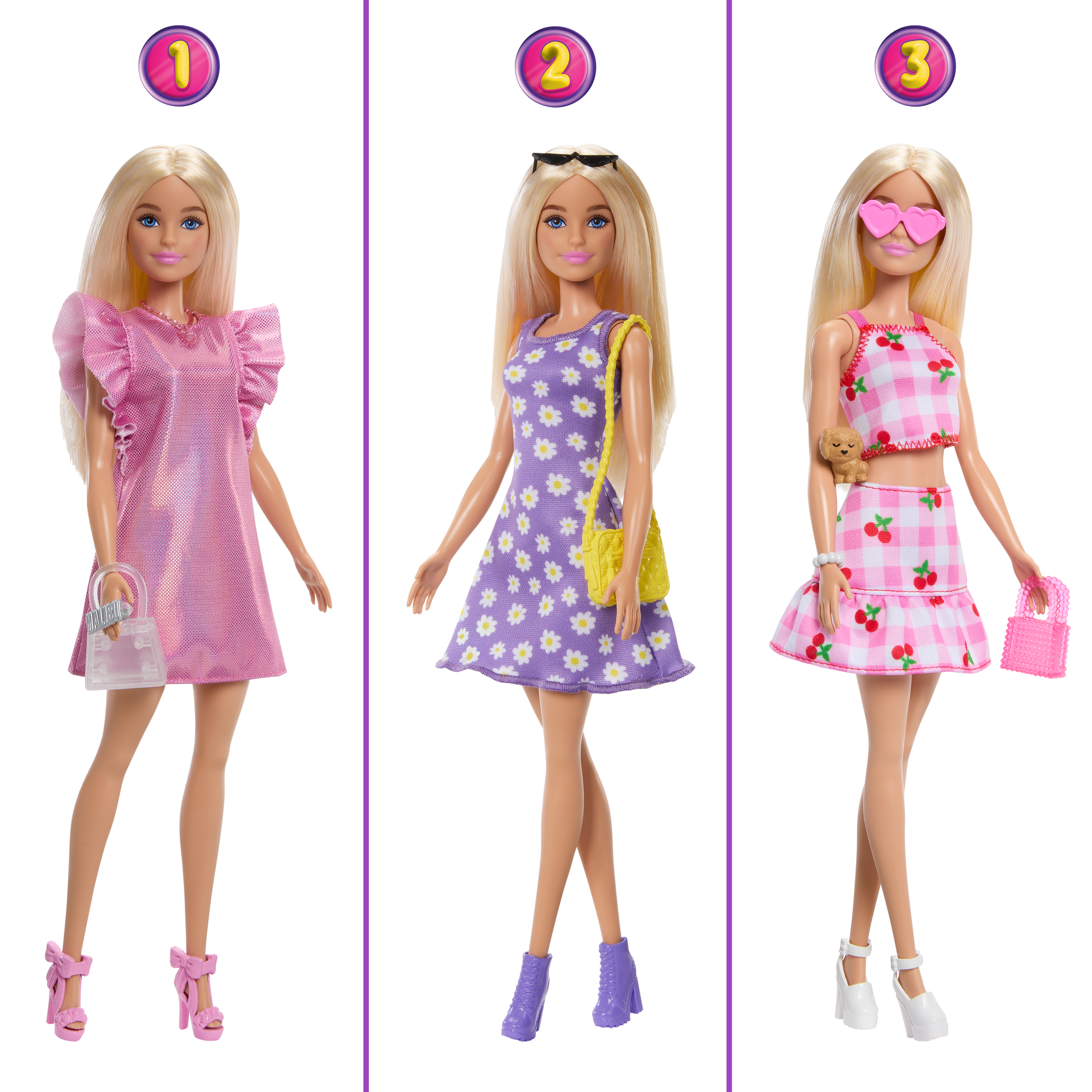 Barbie Armadio Dei Sogni Di Playset Giocattolo Con Bambola Alla Moda, Vestiti E Accessori, Larghezza Di 91 Cm Con Oltre 25 Pezzi
