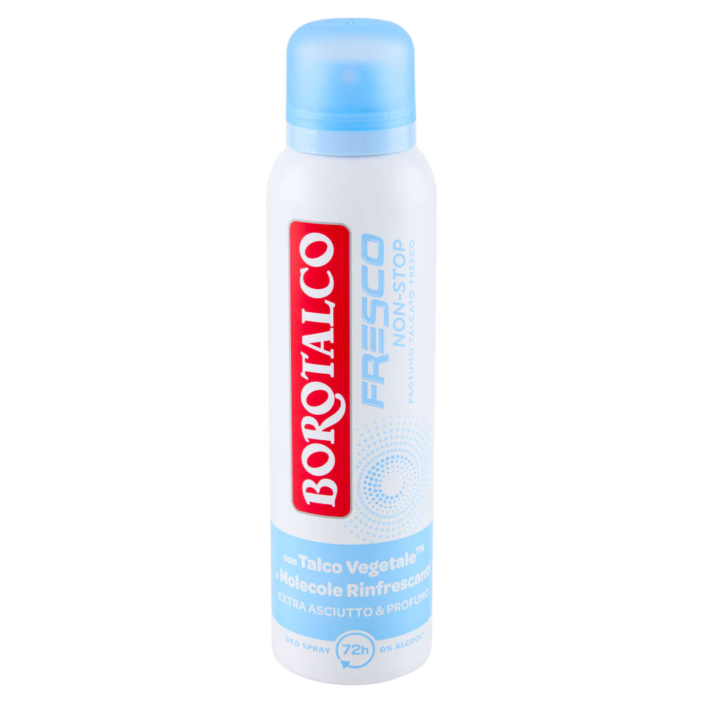 Borotalco Fresco Non-Stop Profumo Talcato Fresco 150 ml