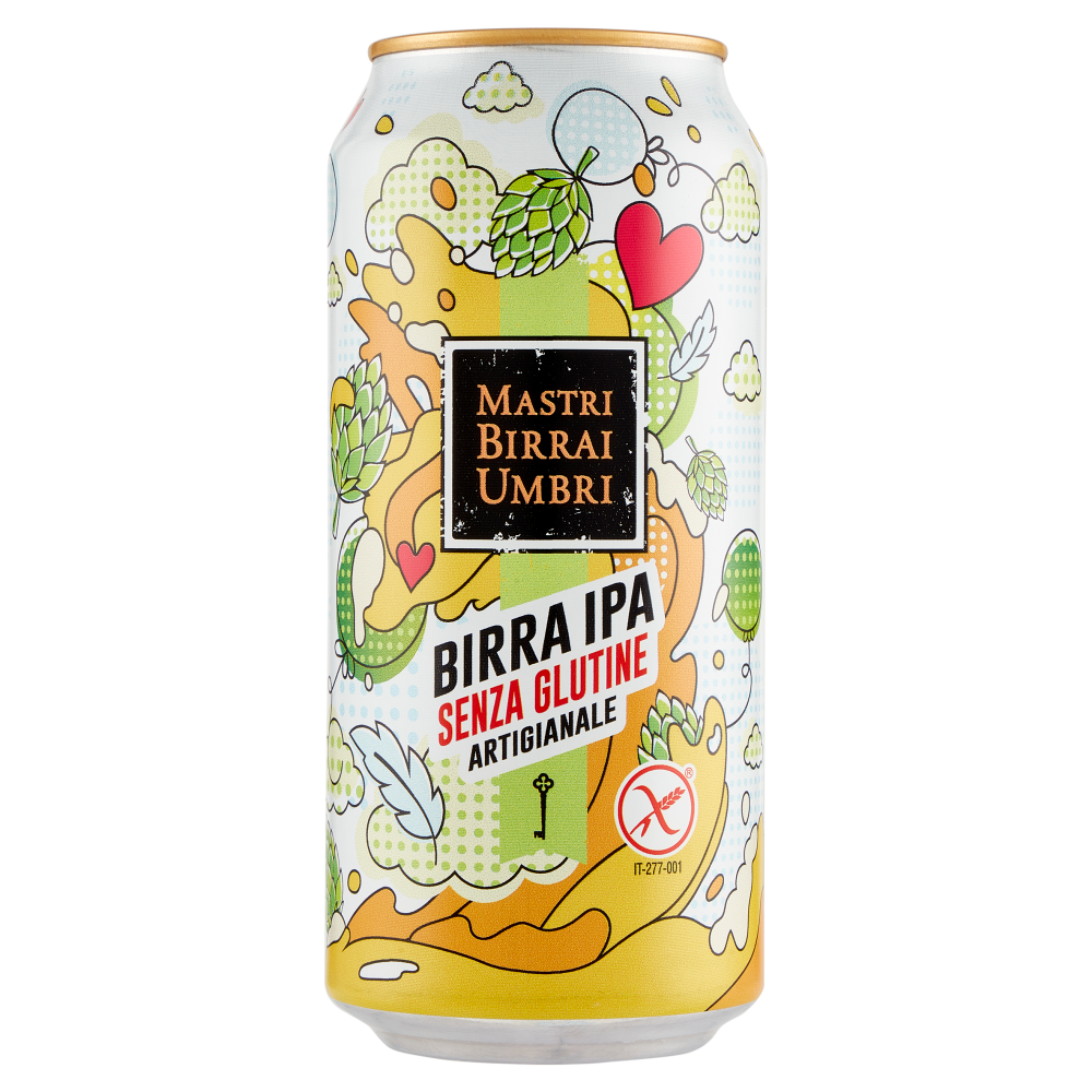 Mastri Birrai Umbri Birra IPA Senza Glutine Artigianale 440 ml