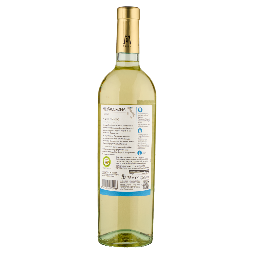 Mezzacorona I Classici Pinot Grigio Trentino DOC 75 cl