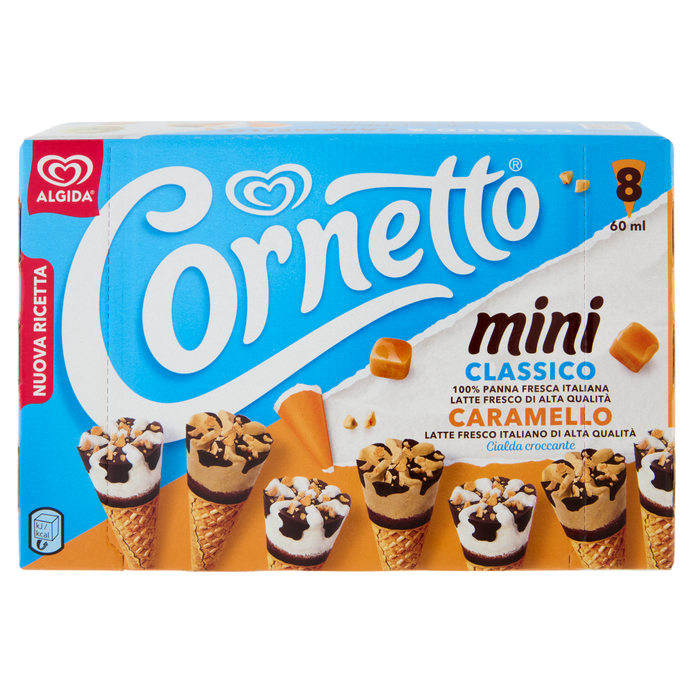 Cornetto mini Classico, Caramello 8 x 36 g