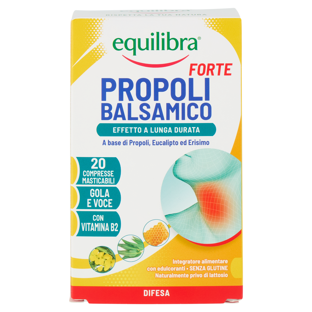 equilibra Propoli Balsamico Forte 20 Compresse Masticabili 22 g