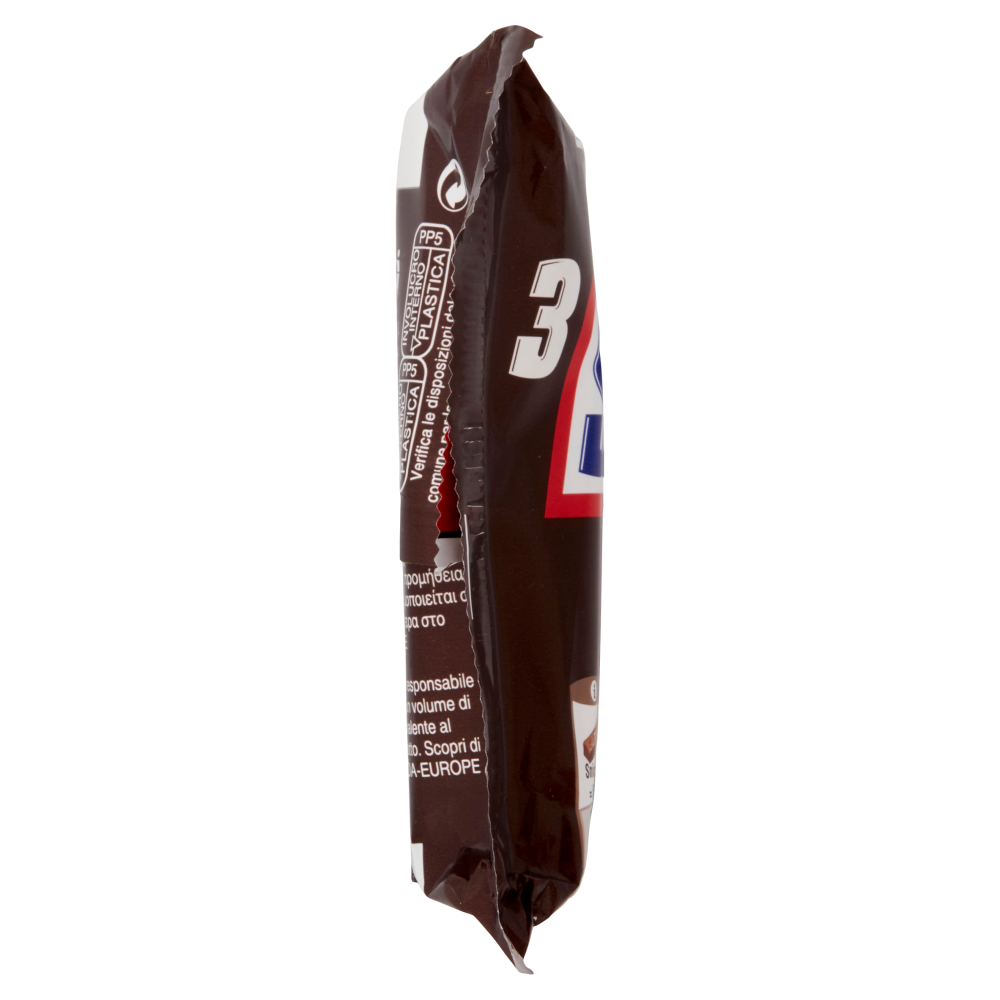 Snickers Snack al cioccolato, caramello e arachidi tostate, 3 Barrette x 50g