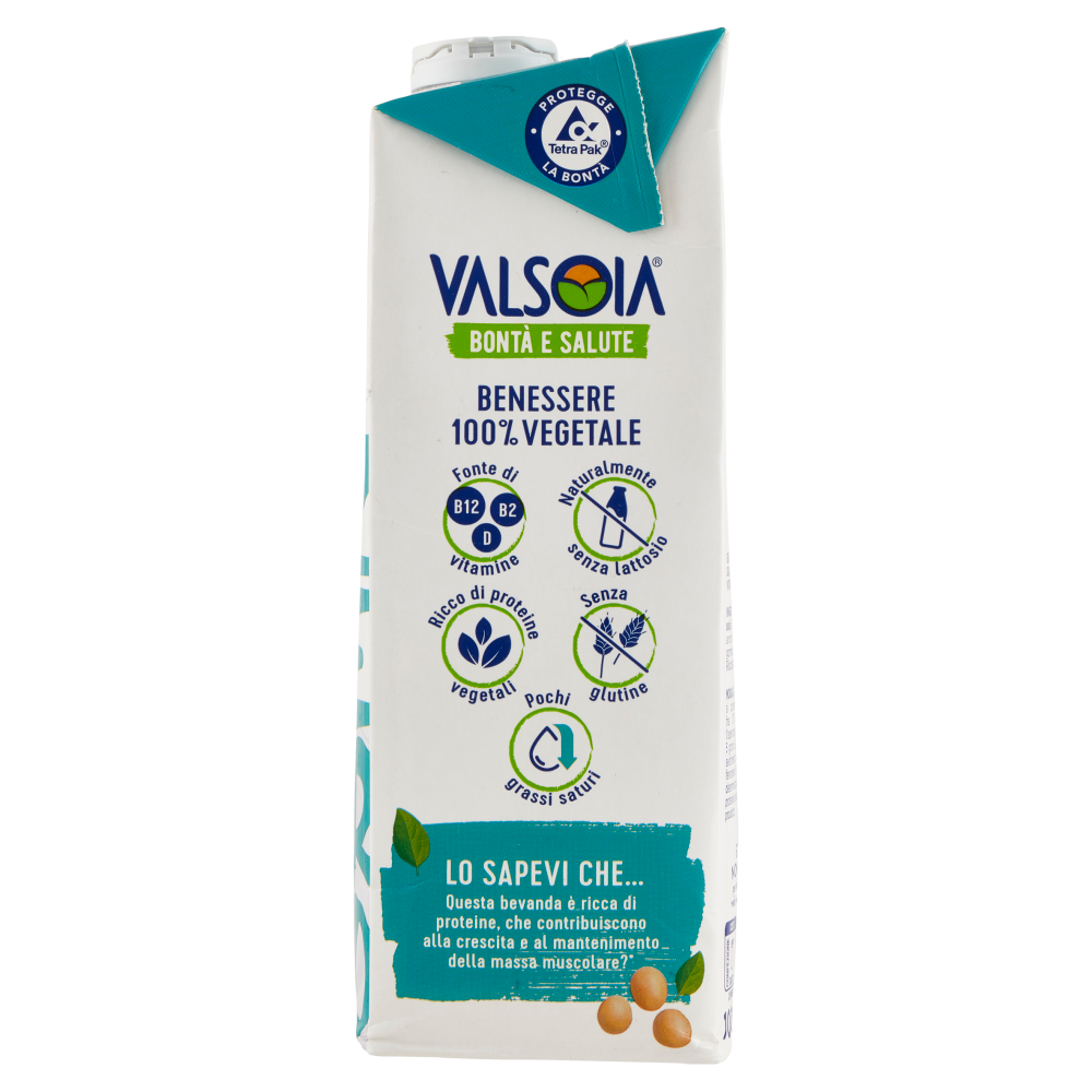 Valsoia Bontà e Salute Soia Drink Zero Zuccheri Frigo 1000 ml