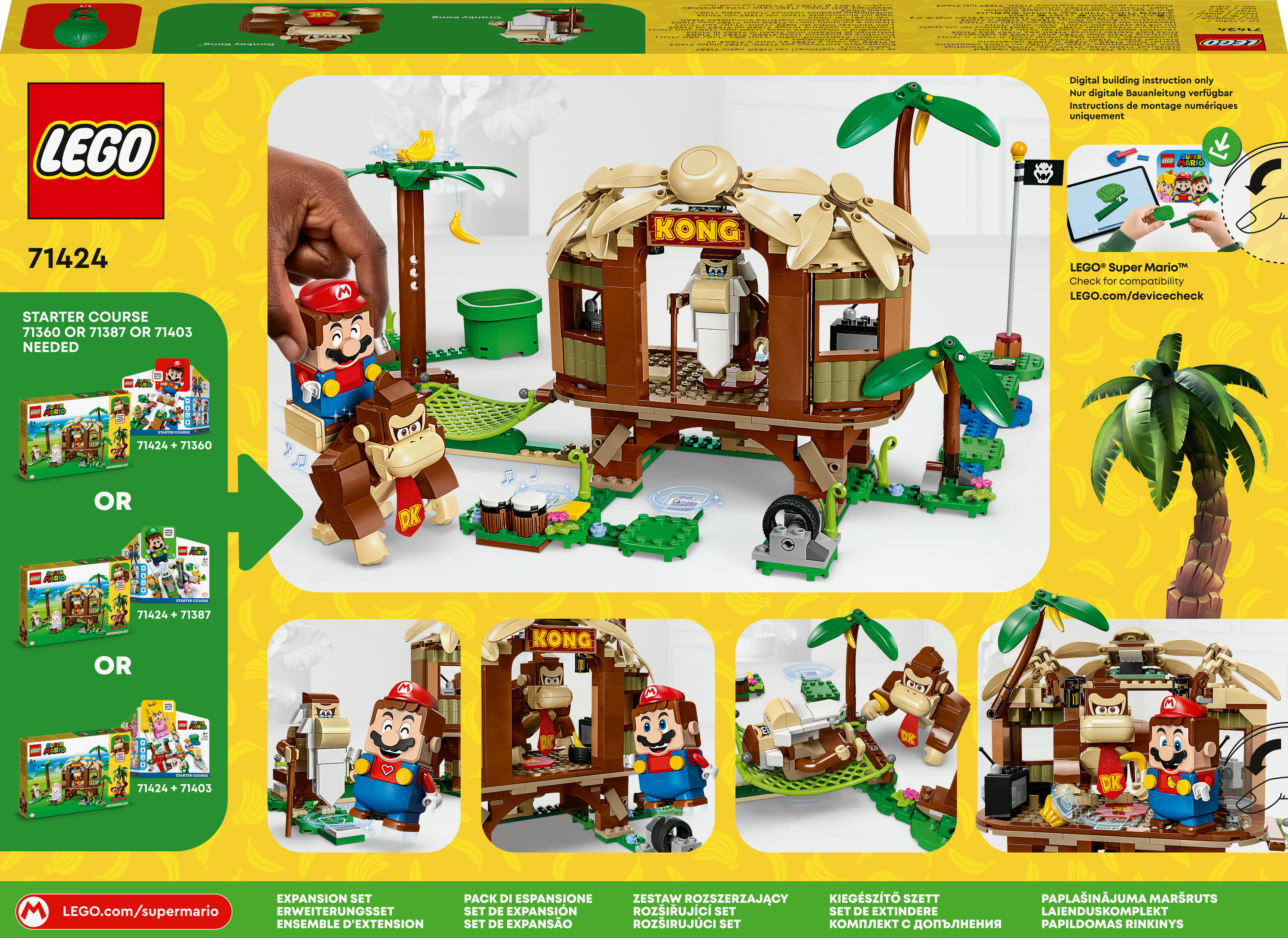 LEGO Super Mario Pack di espansione Casa sull'albero di Donkey Kong