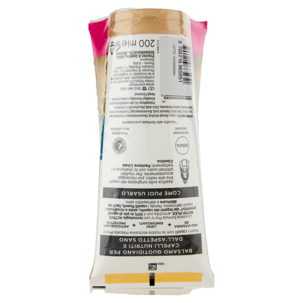 Pantene Pro-V Linea Classica Balsamo Active Nutri-Plex 2 x 200 ml