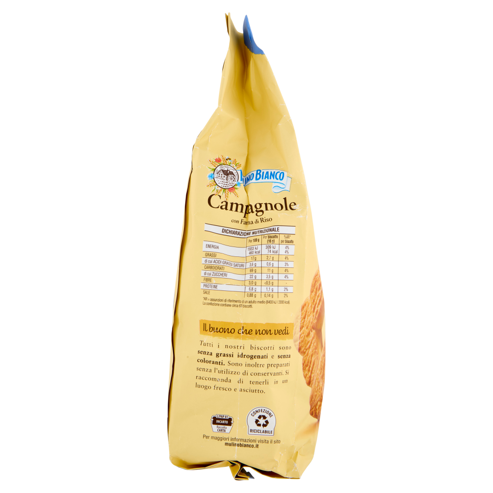 Mulino Bianco Campagnole Biscotti con Farina di Riso 1Kg