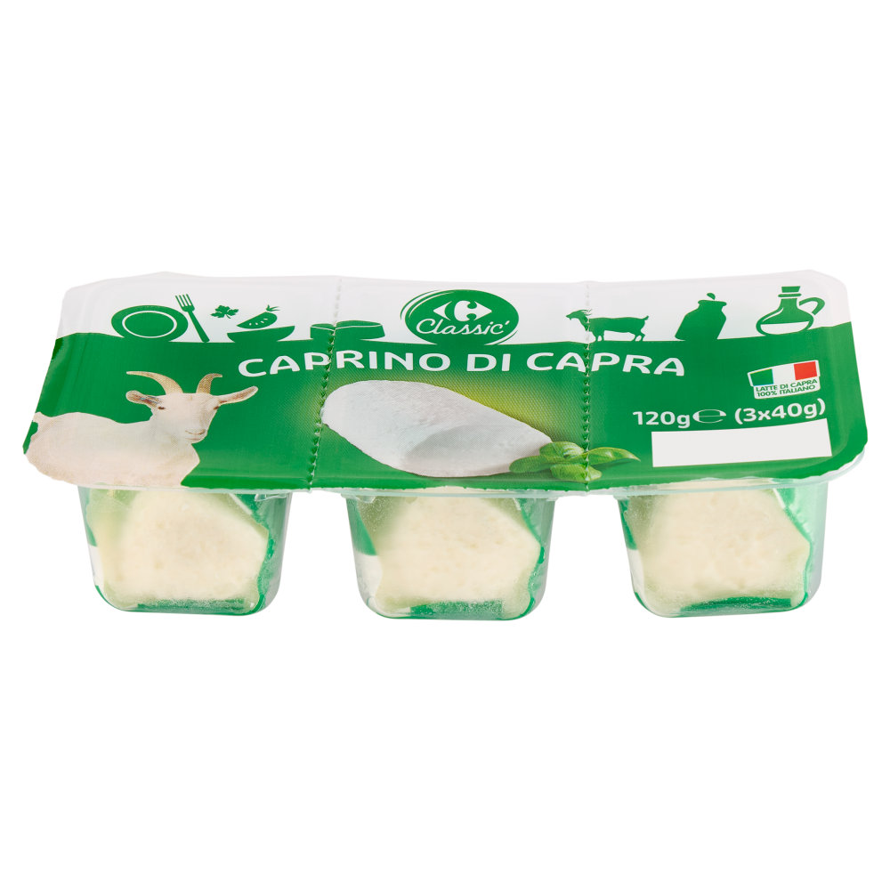 Carrefour Classic Caprino di Capra 3 x 40 g