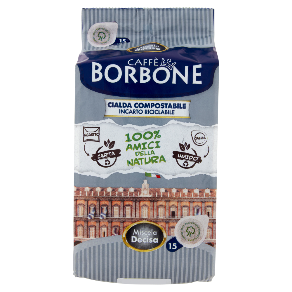 Caffè Borbone Miscela Decisa Cialda Compostabile 15 x 7,2 g