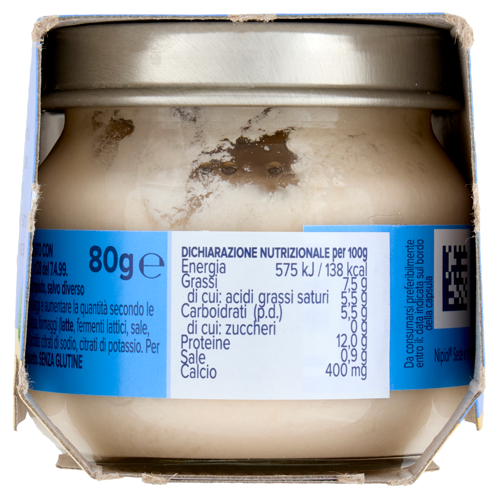 nipiol formaggino fuso omogeneizzato 2 x 80 g